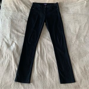 LTS black straight leg stretch jeans